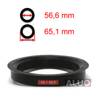 Hub centric - spigot rings 65,1 - 56,6 mm ( 65.1 - 56.6 ) - free shipping