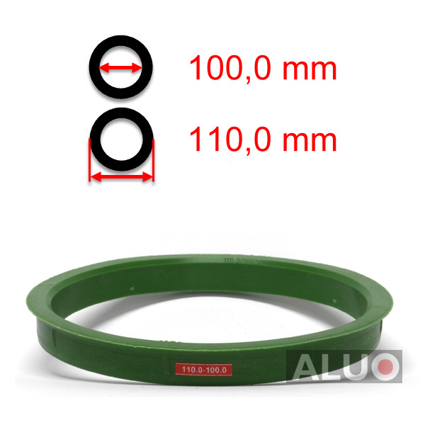 Hub centric - spigot rings 110,0 - 100,0 mm ( 110.0 - 100.0 ) - free shipping