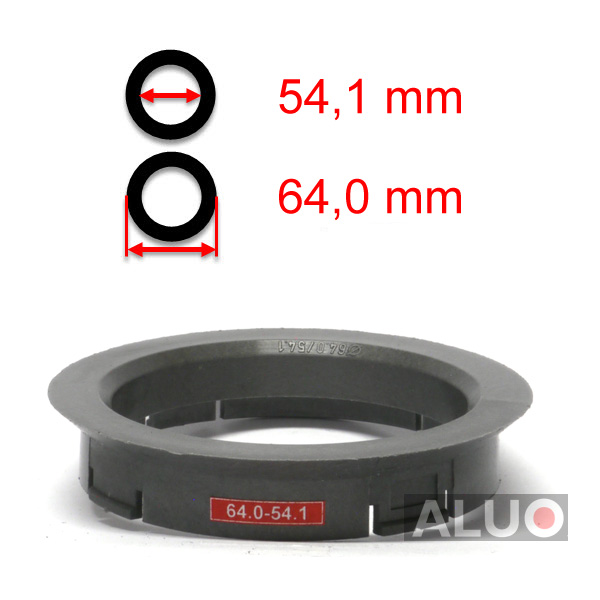 Hub centric - spigot rings 64,0 - 54,1 mm ( 64.0 - 54.1 ) - free shipping