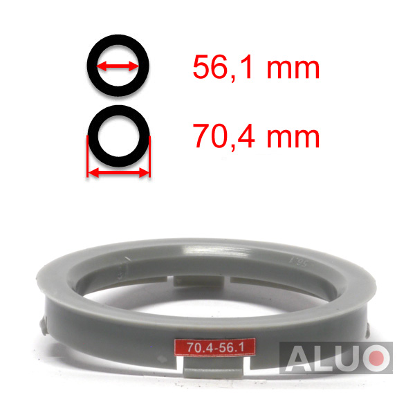 Hub centric - spigot rings 70,4 - 56,1 mm ( 70.4 - 56.1 ) - free shipping