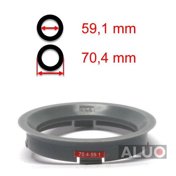 Hub centric - spigot rings 70,4 - 59,1 mm ( 70.4 - 59.1 ) - free shipping