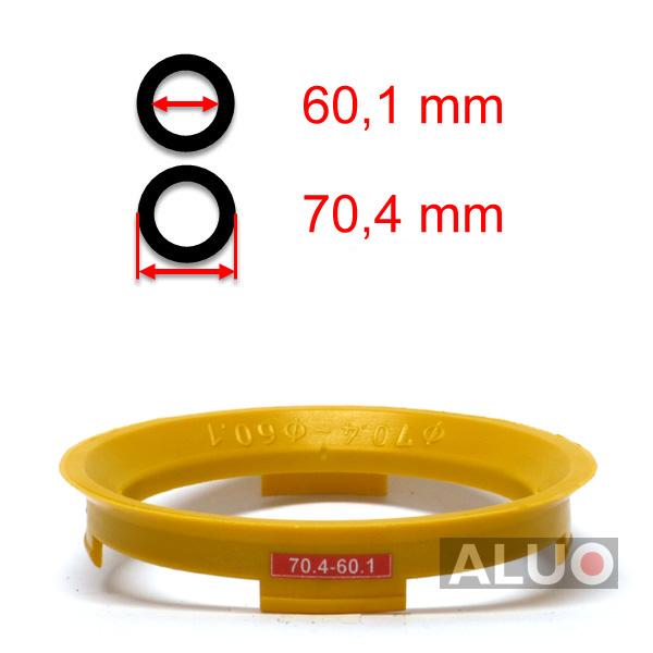 Hub centric - spigot rings 70,4 - 60,1 mm ( 70.4 - 60.1 ) - free shipping