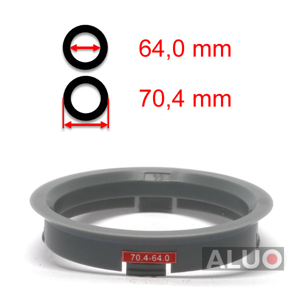 Hub centric - spigot rings 70,4 - 64,0 mm ( 70.4 - 64.0 ) - free shipping