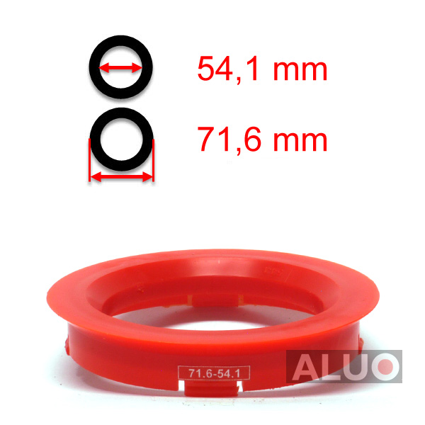 Hub centric - spigot rings 71,6 - 54,1 mm ( 71.6 - 54.1 ) - free shipping