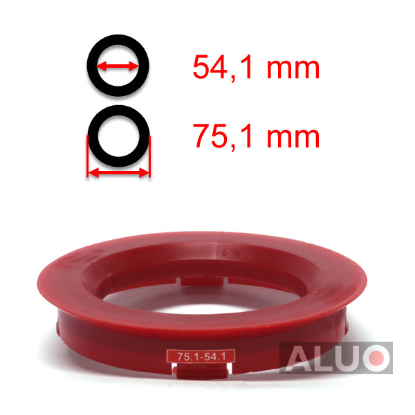 Hub centric - spigot rings 75,1 - 54,1 mm ( 75.1 - 54.1 ) - free shipping
