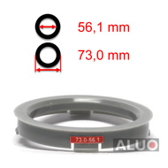 Hub centric - spigot rings 73,0 - 56,1 mm ( 73.0 - 56.1 ) - free shipping