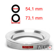 Aluminium hub centric - spigot rings 73,1 - 54,1 mm ( 73.1 - 54.1 )
