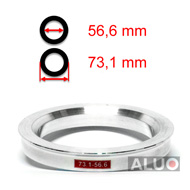 73.1-65.1mm Spigot Rings for Fox Alloy Wheels 