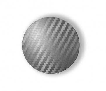 Carbon Silver wheel center caps 52 mm - free shipping